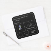 Apothecary Violet Flower Label (Envelop)