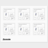 Apothecary Violet Flower Label (Vel)