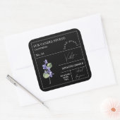 Apothecary Violet Geurkaars Label (Envelop)
