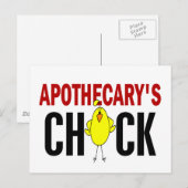 Apothecary's Chick Briefkaart (Voorkant / Achterkant)