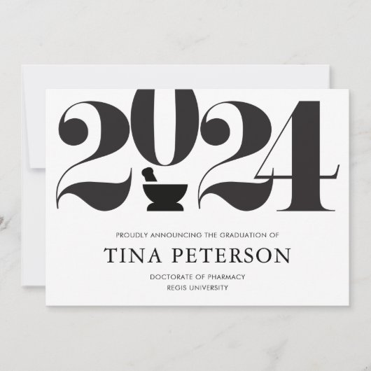 Apotheek Afstuderen aankondiging (Voorkant)