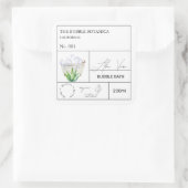 Apotheek Aloë Vera Bubbelbad Label (Tas)