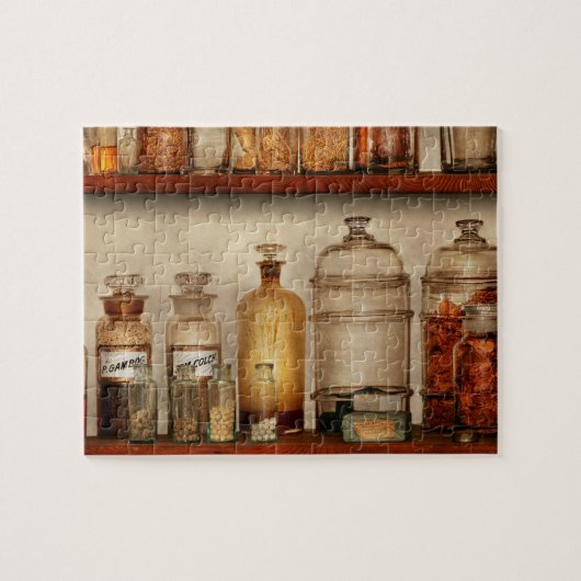 Apotheek - Apotheek curiosa Legpuzzel (Horizontaal)
