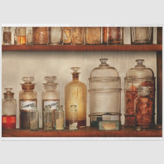 Apotheek - Apotheek curiosa Tissuepapier (Voorkant)