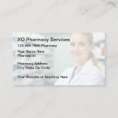 Apotheek Apotheker Visitekaartjes ontwerp (Voorkant)