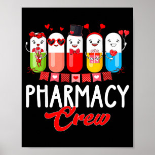 Apotheek bemanningsverpleegster Valentijnsdag Apot Poster