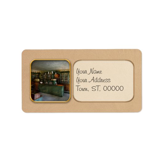 Apotheek - De Chemicus Winkel Etiket (Voorkant)