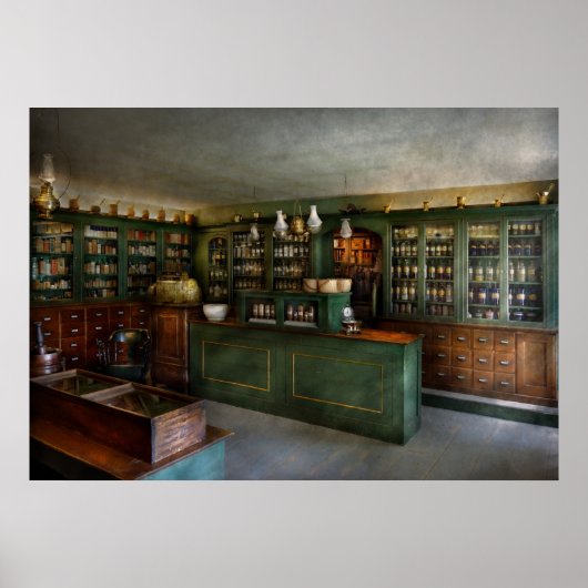 Apotheek - De Chemicus Winkel Poster (Voorkant)