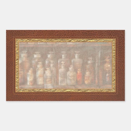 Apotheek - De scheikunde set Rechthoekige Sticker (Voorkant)