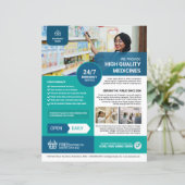 Apotheek Flyer Sjabloon (Staand voorkant)