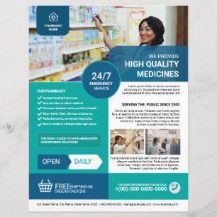 Apotheek Flyer Sjabloon