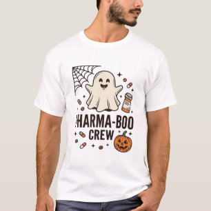 Apotheek Halloween Pharma Boo Crew Schattig spook_ T-shirt