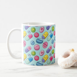 Apotheek Happy Pills Kawaii Smileys Koffiemok