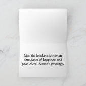 Apotheek - Hoestdrankjes & Nierpillen Feestdagen Kaart (Binnen)