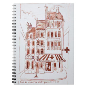 Apotheek in de oude stad Boulogne-Sur-Mer, Frank Notitieboek