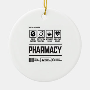 apotheek keramisch ornament