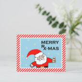 Apotheek Kerstgroet Feestdagenkaart (Staand voorkant)