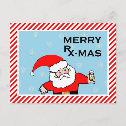 Apotheek Kerstgroet Feestdagenkaart (Voorkant)