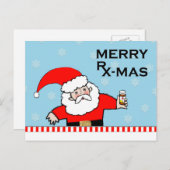 Apotheek Kerstvakantie Feestdagenkaart (Voorkant / Achterkant)