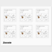 Apotheek Koffie Bubbelbad Label (Vel)