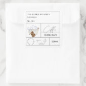 Apotheek Koffie Bubbelbad Label (Tas)