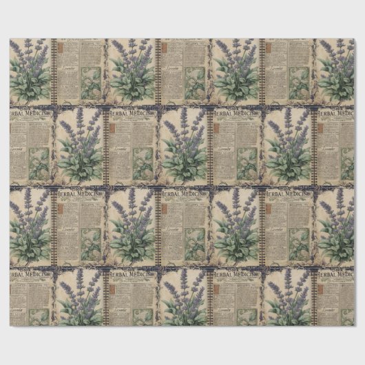  apotheek lavendeltuin cadeaupapier (Vlak)
