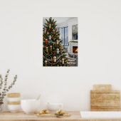 Apotheek Medicijn Flesje Ornament Kerstmis Poster (Keuken)