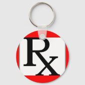 Apotheek motor en stamper symbool - magneet sleutelhanger (Achterkant)