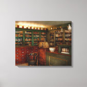 Apotheek - octrooigeneesmiddel canvas afdruk (Voorkant)