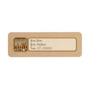 Apotheek - Potten voor tincturen Etiket