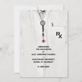 Apotheek School Afstuderen Aankondiging (Voorkant)