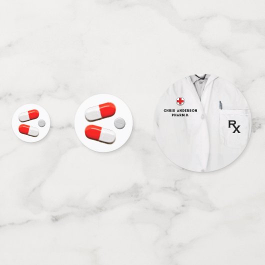 Apotheek School Afstuderen Confetti (Voorkanten)