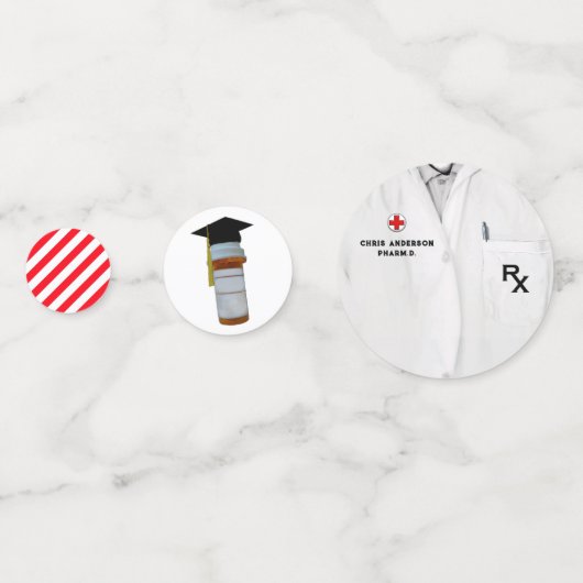 Apotheek School Afstuderen Confetti (Achterkanten)