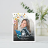 Apotheek School Afstuderen Party Foto Uitnodiging (Staand voorkant)