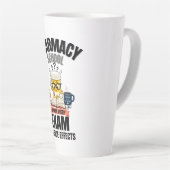Apotheek School Humor Latte Mok (Rechterhoek)