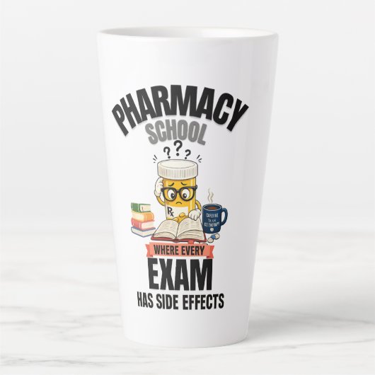 Apotheek School Humor Latte Mok (Voorkant)