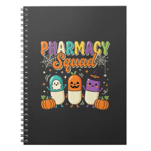 Apotheek Team Halloween Geest Pillen Ontwerp_1 Notitieboek