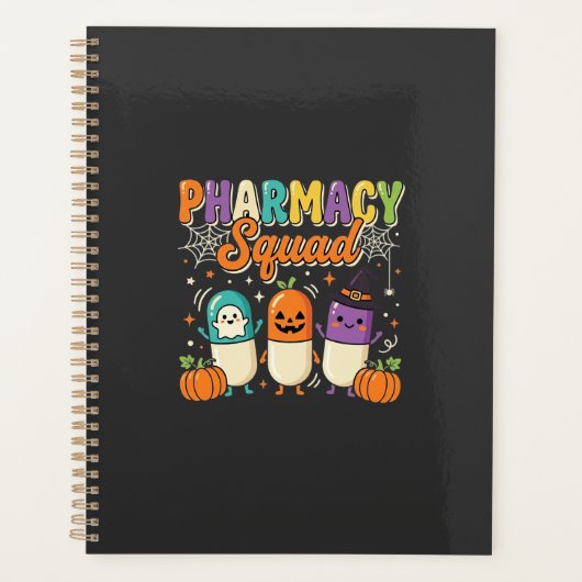Apotheek Team Halloween Geest Pillen Ontwerp_1 Planner (Voorkant)