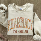 Apotheek Tech | Floral Pharmacy Technician Afstude T-shirt
