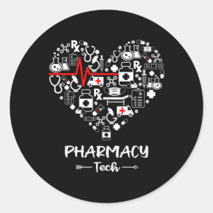 Apotheek Tech He Apotheek Tech Ronde Sticker