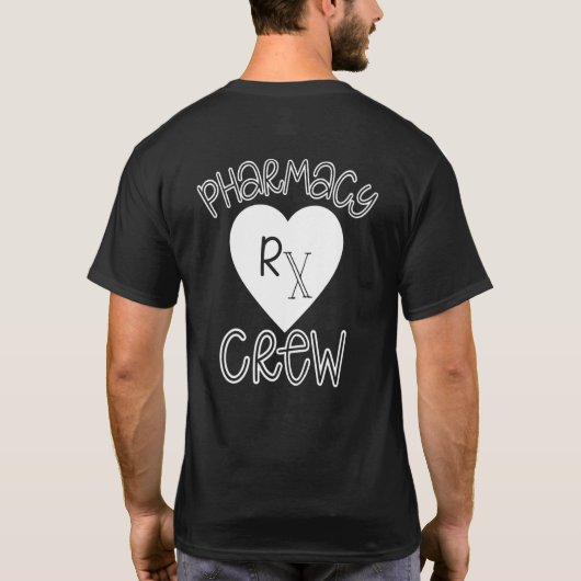 Apotheek Tech Pharm Hart Rx Crew Apotheek Week Ap T-shirt (Achterkant)