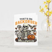 Apotheek Tech Skelet Dat is Grappige Ckorder Hallo Kaart (Gele Bloem)