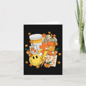 Apotheek Tech Technische Apotheker Student Herfst  Kaart (Voorkant)