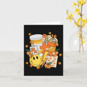 Apotheek Tech Technische Apotheker Student Herfst  Kaart (Gele Bloem)