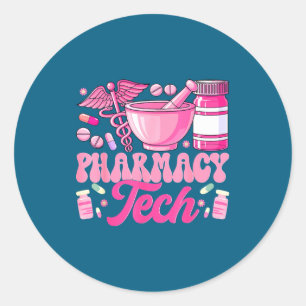 Apotheek Tech Technische Apotheker Student Ronde Sticker