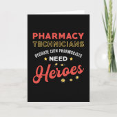 Apotheek Technici Technicus Tech Apotheker Kaart (Voorkant)