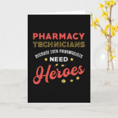 Apotheek Technici Technicus Tech Apotheker Kaart (Gele Bloem)