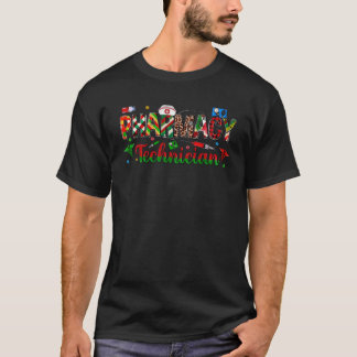 Apotheek Technicus Kerstmis Verpleegkundige Leven  T-shirt