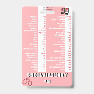 Apotheek Technicus - RX Afkortingen (S2) Badge