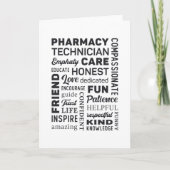 Apotheek Technicus Tech Medicine Apotheker Gift Kaart (Voorkant)